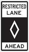 Restricted Lane Ahead